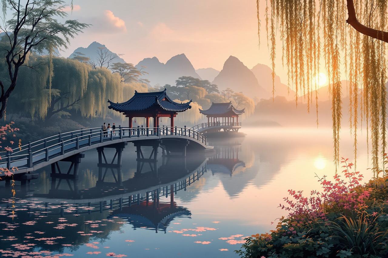 ai短剧吧 - 杭州西湖文旅短剧《断桥烟雨》 ai短剧吧成功案例 - 杭州西湖文旅短剧《断桥烟雨》