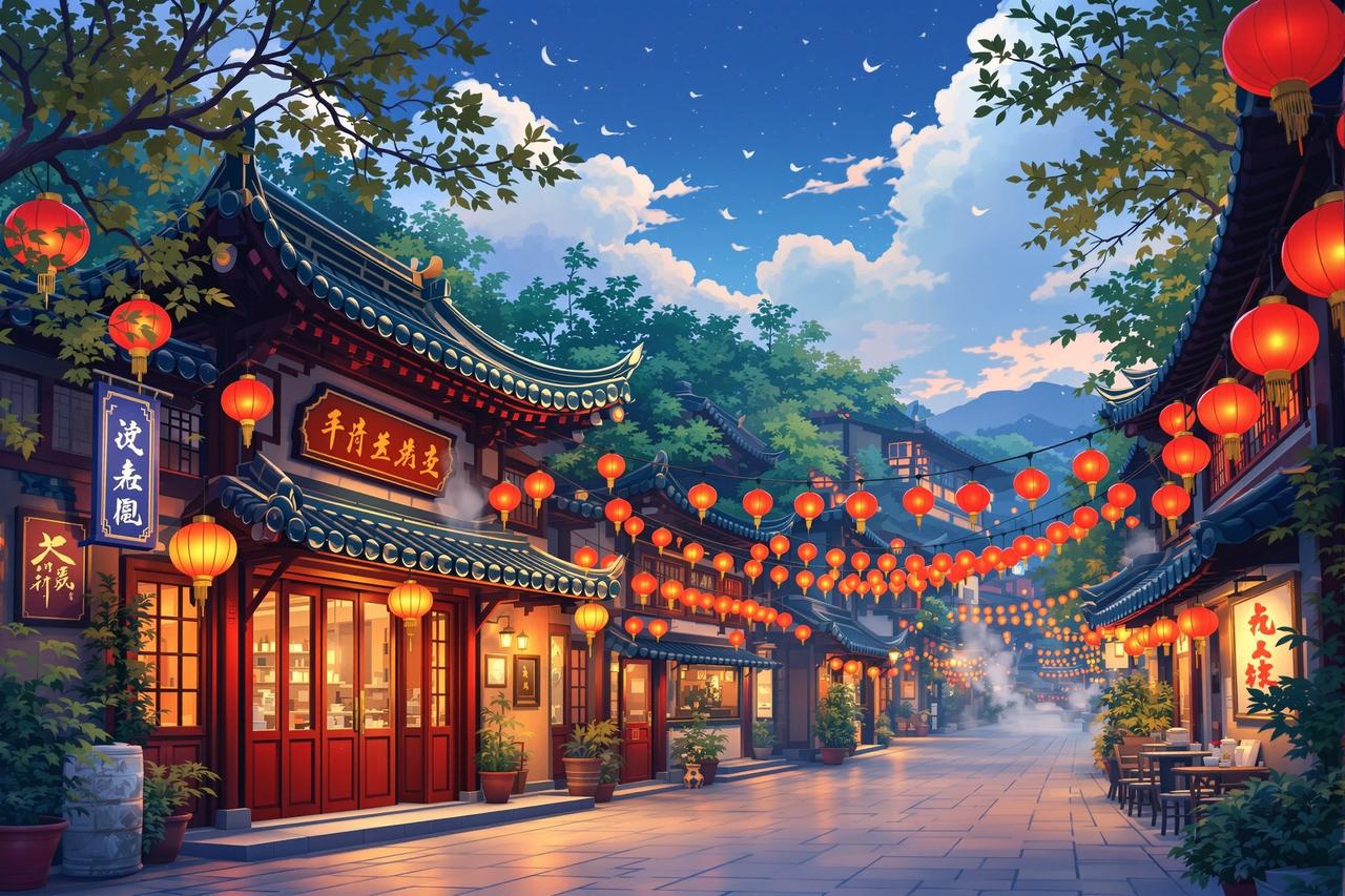 ai短剧吧 - 成都宽窄巷子《烟火锦城》品牌联名 ai短剧吧成功案例 - 成都宽窄巷子《烟火锦城》品牌联名